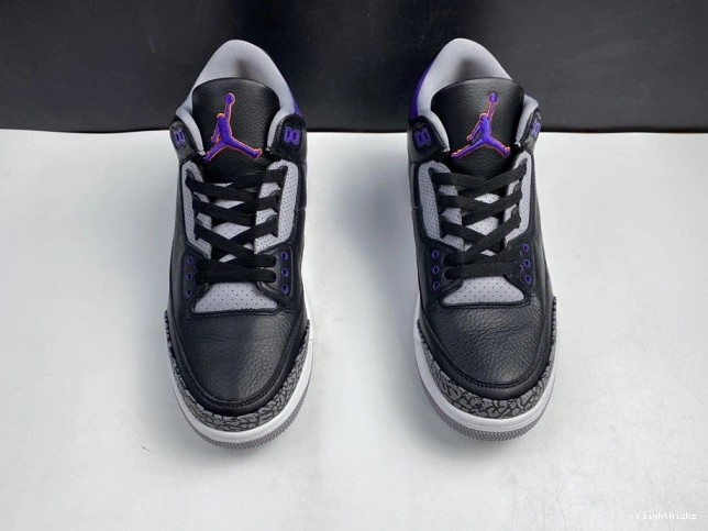 Air CT8532 Court Jordan 050 3 Purple Black Retro 0824